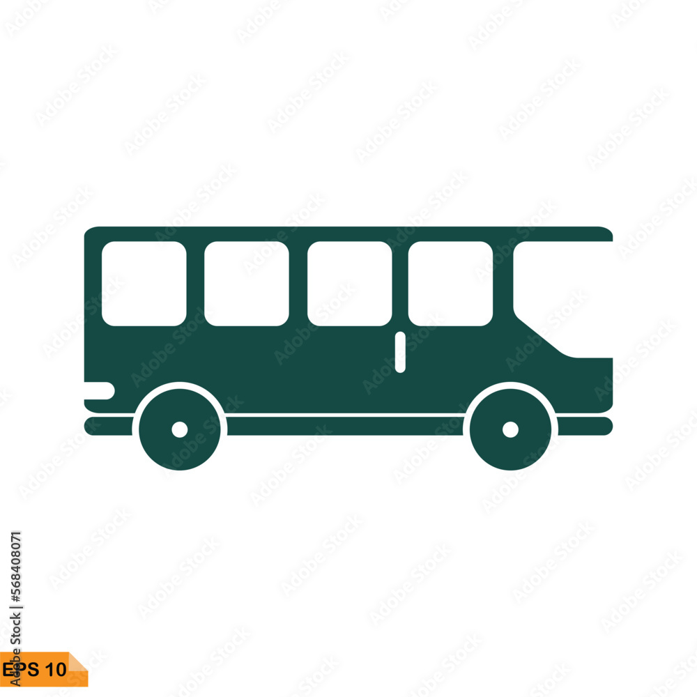 Icon vector graphic of Bus