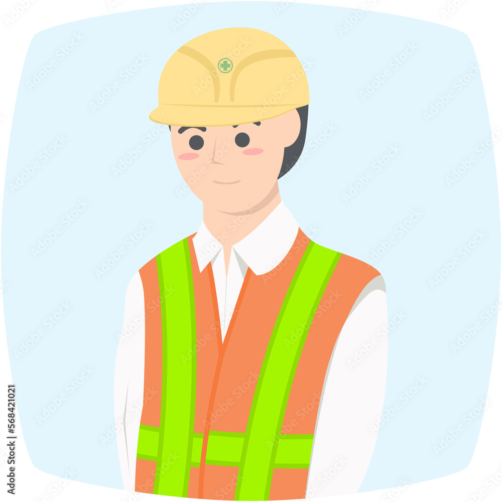 Professional Project Foreman Employment Wearing Safety Vest
Professional Project Foreman Employment Wearing Safety Vest