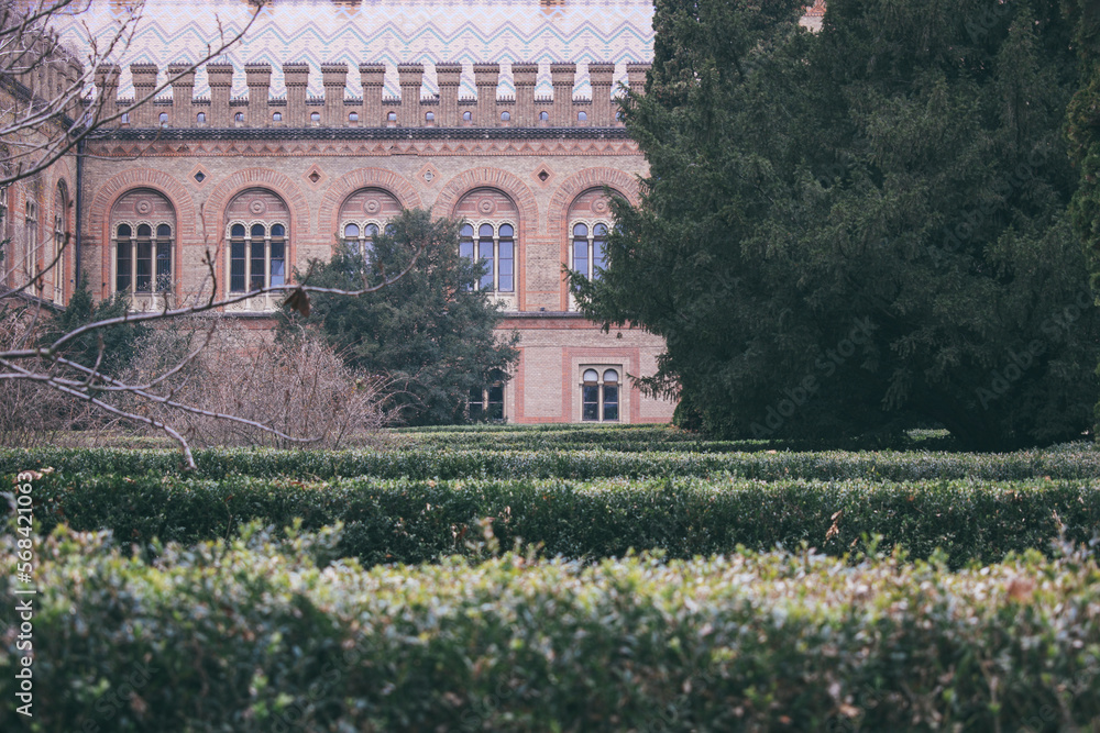 Obraz premium courtyard of an ancient university in Ukraine. Chernivtsi city