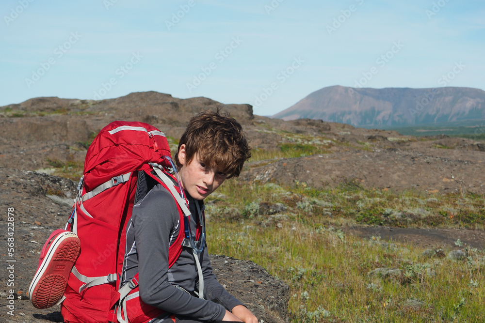 Escursionismo bambini  in Islanda