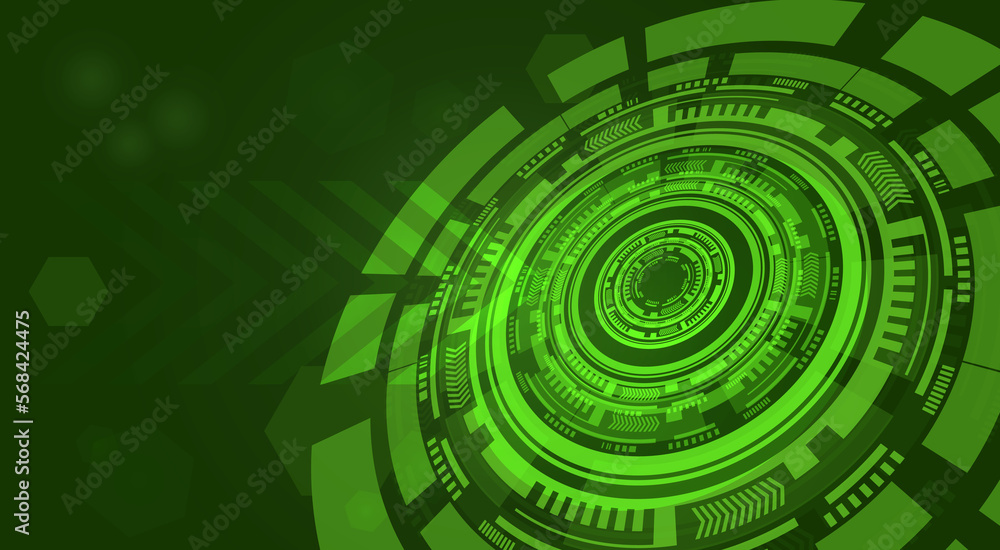 Obraz premium A bright technological background for your best designs