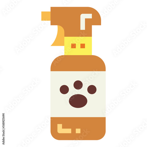 spray flat icon style