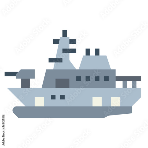 Navy flat icon style
