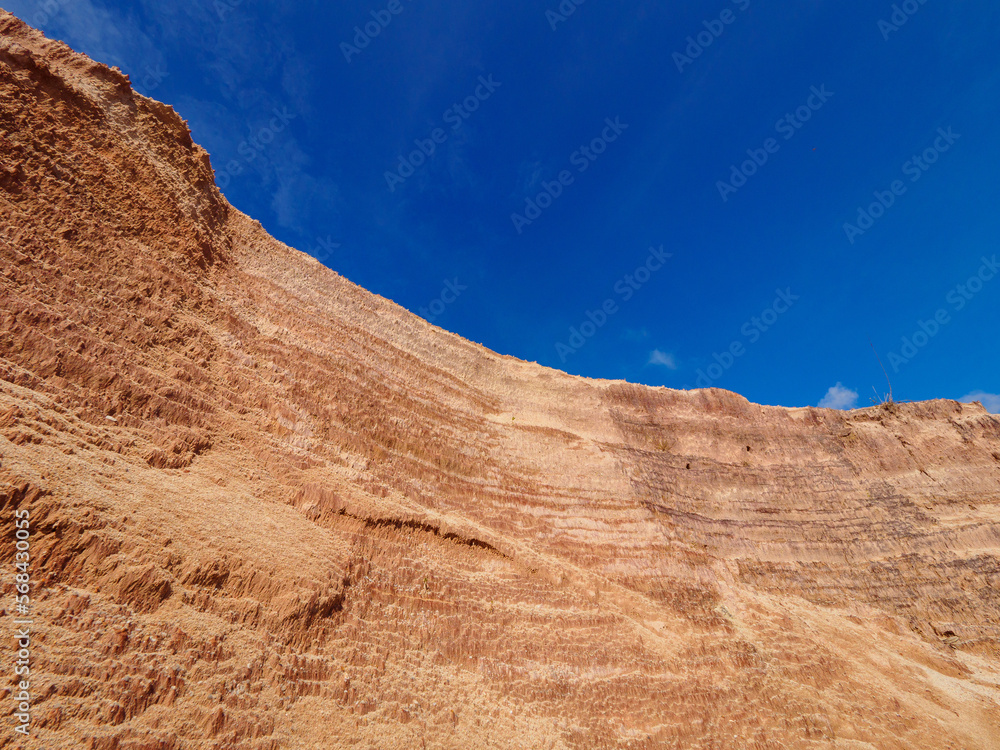 Sand hills are formed by deposition. Sand hills are formed by deposition.