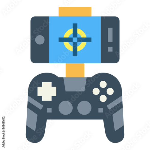 gamepad flat icon style