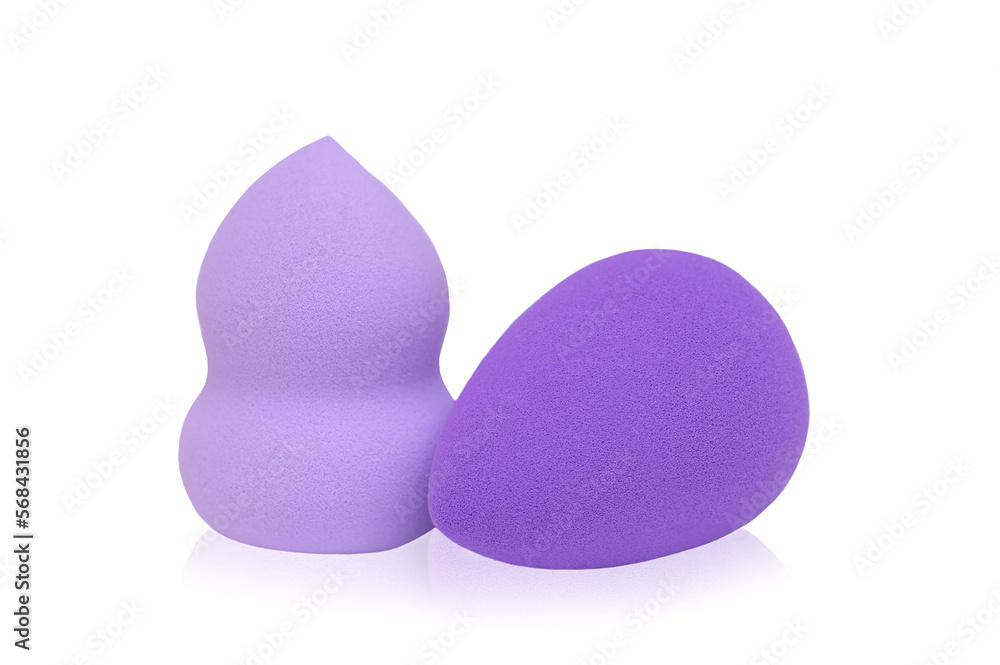 Beauty blender isolated on white background. Makeup sponge. Beauty blender isolated on white background. Makeup sponge.