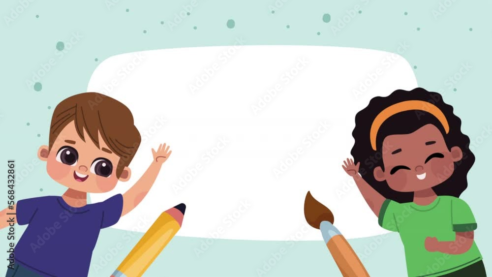 interracial kids couple characters animation interracial kids couple characters animation