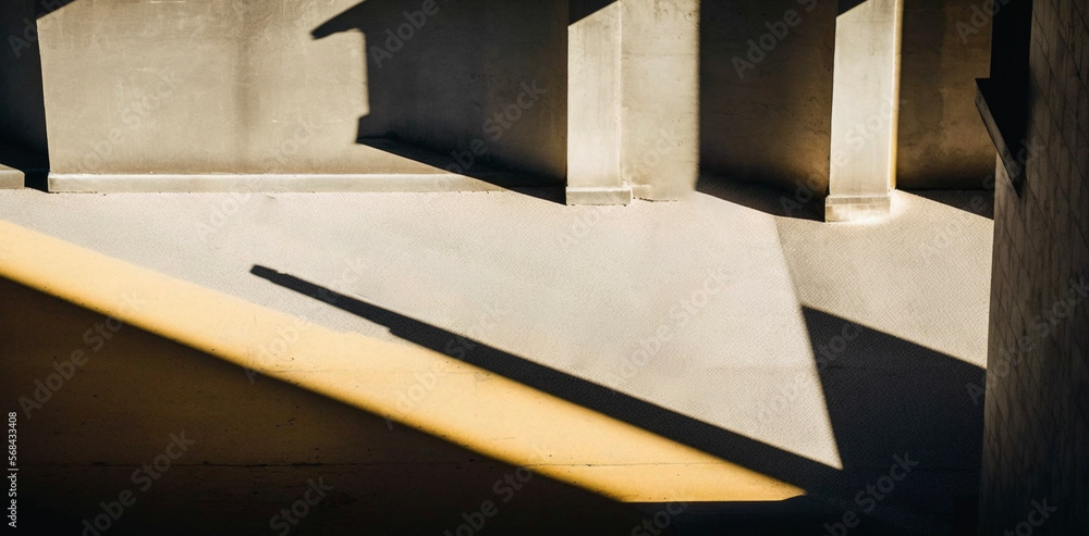 mottled shadow, brutal monastery walls in the city, soft lighting, nostalgic color. Generative AI mottled shadow, brutal monastery walls in the city, soft lighting, nostalgic color. Generative AI