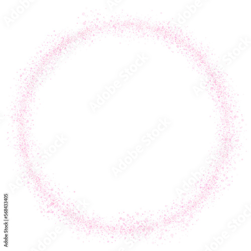 water splatter illustration border pink
