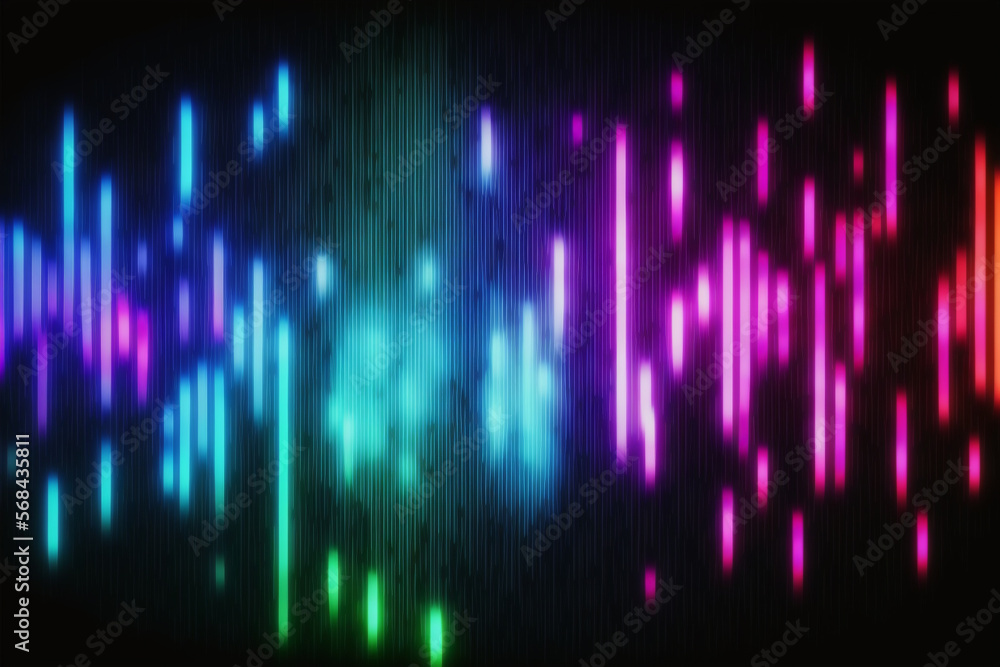 abstact Background neon light Vibrant Genarative AI abstact Background neon light Vibrant Genarative AI