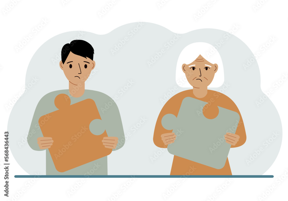 Team metaphor. People putting puzzle pieces together. The concept of teamwork and cooperation. Business concept. Team metaphor. People putting puzzle pieces together. The concept of teamwork and cooperation. Business concept.