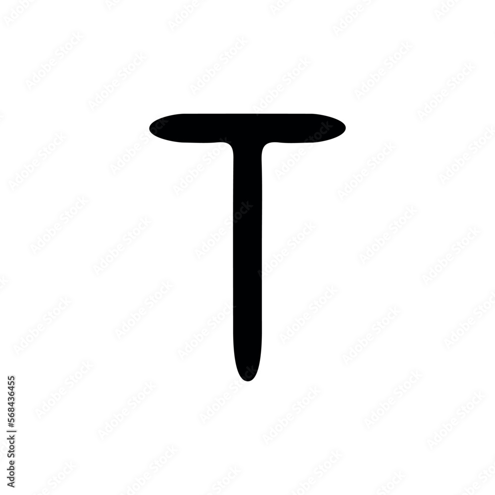 T icon. Simple style T company poster background symbol. T brand logo design element. T t-shirt printing. vector for sticker. T icon. Simple style T company poster background symbol. T brand logo design element. T t-shirt printing. vector for sticker.