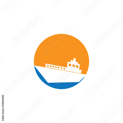 Ship, ship, cargo, logistics, transport and delivery icon