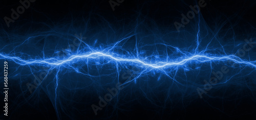 Blue lightning, cold electrical discharge, element danger