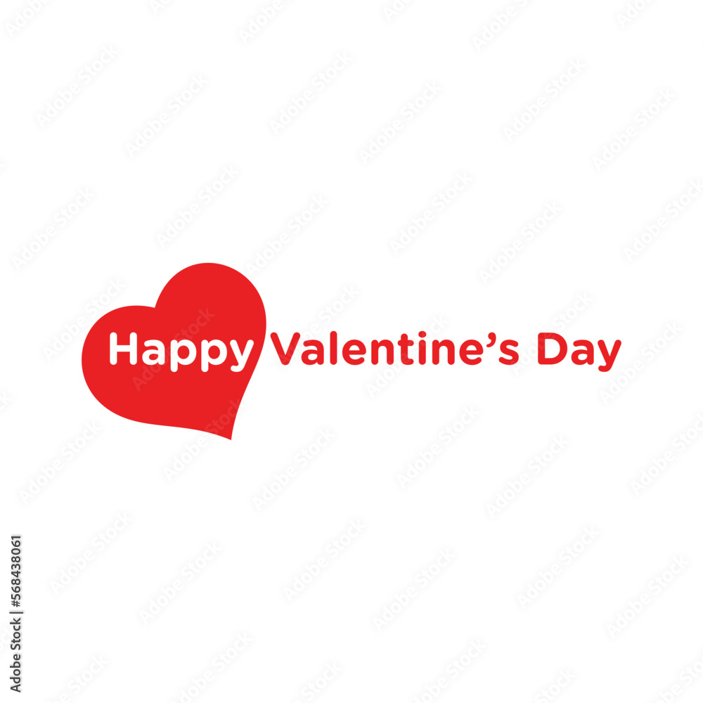 Happy Valentine's Day with heart pattern and text valentines day. Vector illustration. Wallpapers, flyers, invitations, posters, brochures, banners