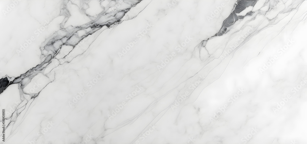 Fototapeta premium White Marble Stone Background, generativ ai