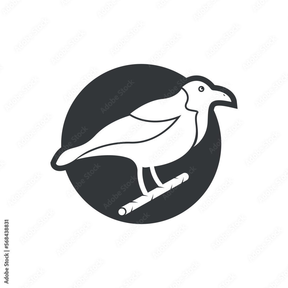 Elegant bird logo icon design and symbol Elegant bird logo icon design and symbol