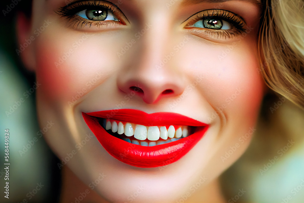 Perfect lips. shot of womans lips. Generative AI. Perfect lips. shot of womans lips. Generative AI.