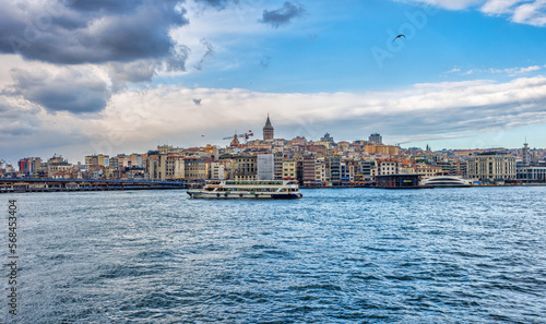 Panorama of the Galata area in Istanbul © Vasil