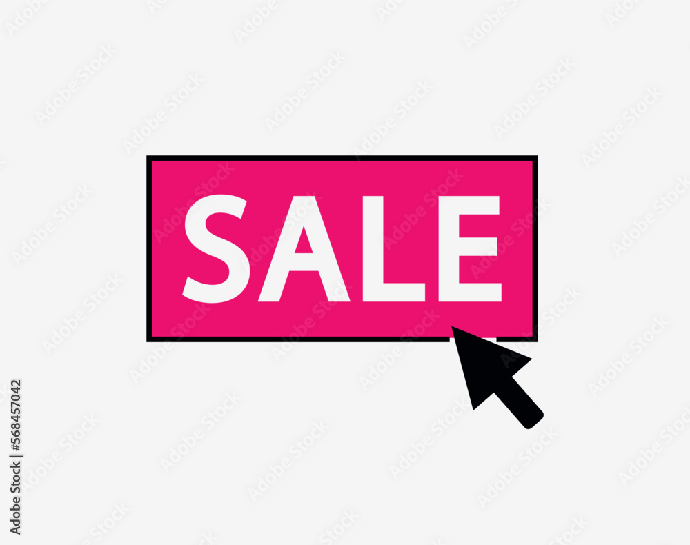 Fototapeta premium Sale Sing Tag. Vector Icon Template Design. Sticker Price