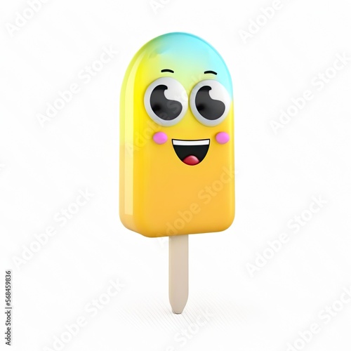 Cute Cartoon Ice Pop Charac...