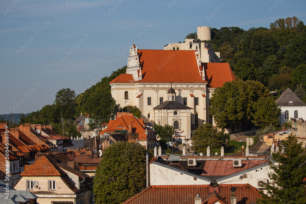 The panoramic view of Kazimierz Dolny resort town in Lublin region (Poland).