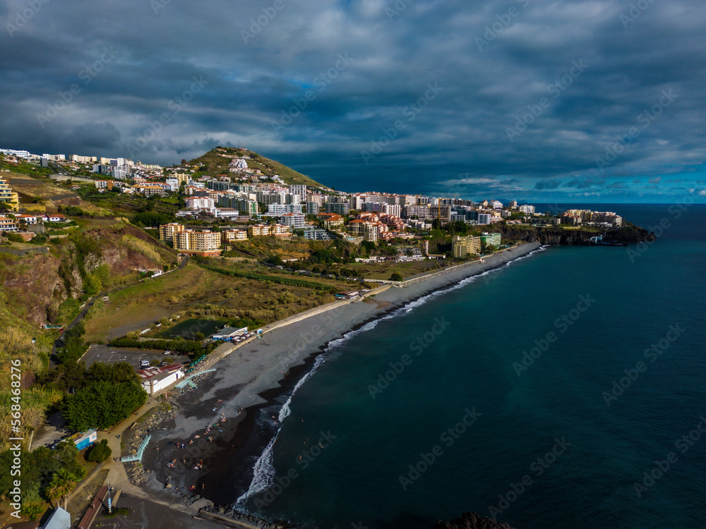 Funchal mit Praia Formosa, Madeira