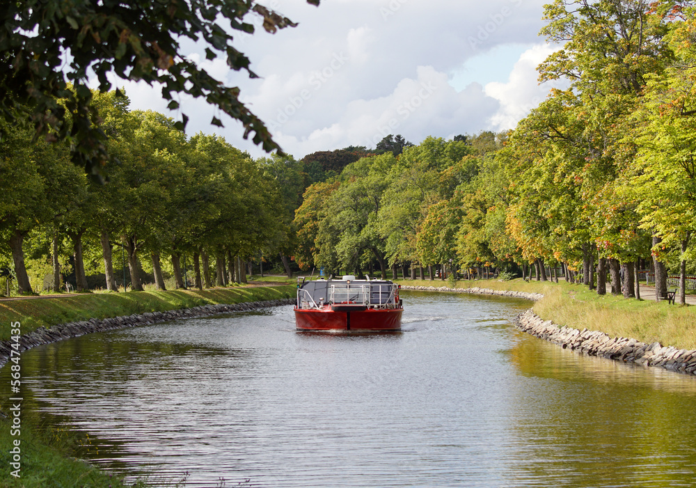 boat on the river