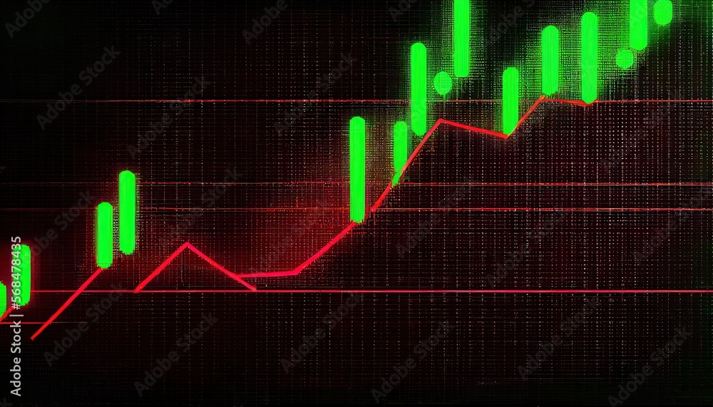 Graph, investment, stock exchange, stocks, money, growth planning charts, opportunity, business challenge and strategy, profit target, generated by ai Graph, investment, stock exchange, stocks, money, growth planning charts, opportunity, business challenge and strategy, profit target, generated by ai