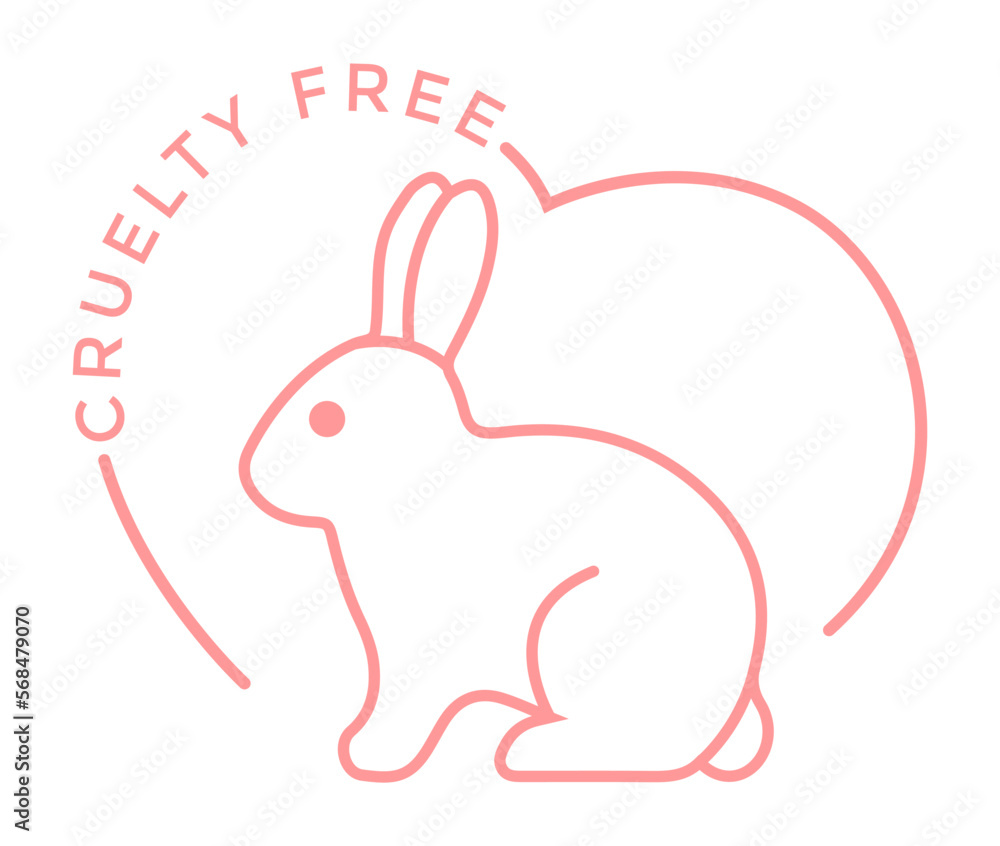 not tested on animals. Animal cruelty free symbol design. Product not tested on animals sign with bunny rabbit stamp. Vector illustration. not tested on animals. Animal cruelty free symbol design. Product not tested on animals sign with bunny rabbit stamp. Vector illustration.