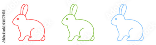 not tested on animals. Animal cruelty free symbol design. Product not tested on animals sign with bunny rabbit stamp. Vector illustration.