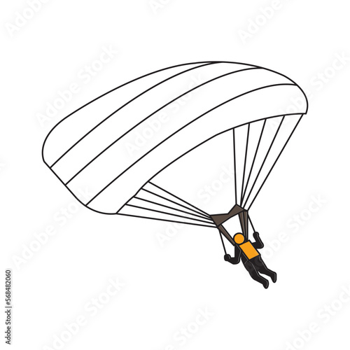 parachuting icon