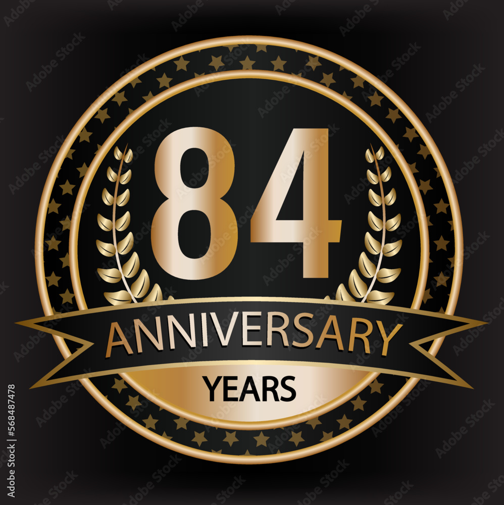 Gradient vector 84 year anniversary and anniversary Gradient vector 84 year anniversary and anniversary