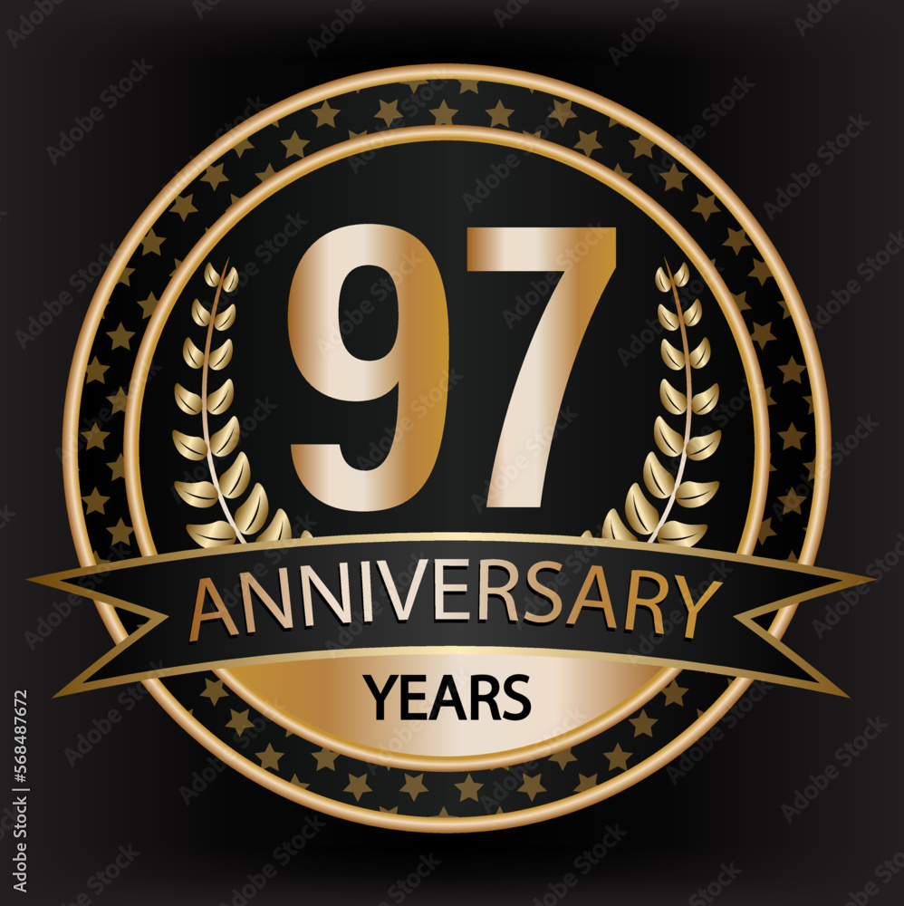 Gradient vector 97 year anniversary and anniversary Gradient vector 97 year anniversary and anniversary