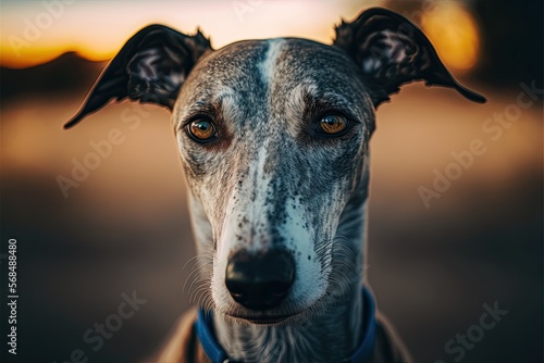 Greyhound dog