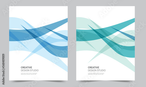 Cover design for annual report and business catalog, magazine, flyer or booklet. Brochure template layout. A4 cover vector EPS-10