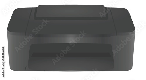 Simple ink jet printer. vector