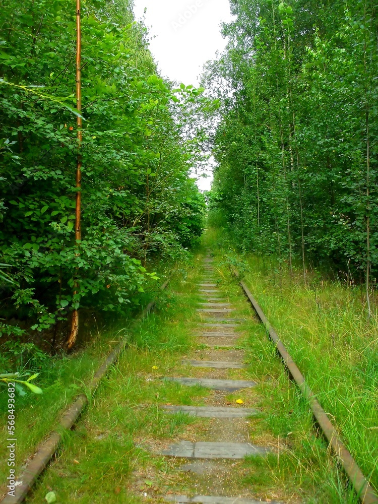 Obraz premium Abandoned railway