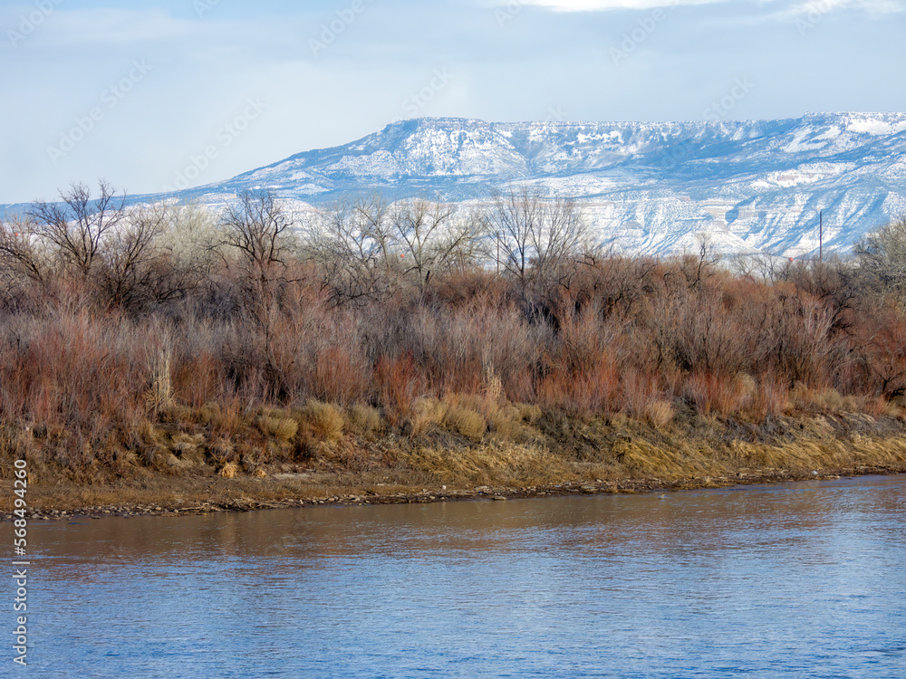 High desert winter landscape in western Colorado High desert winter landscape in western Colorado