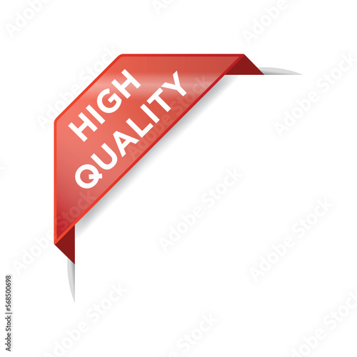 High Quality Advertisement Corner Banner Vector Template