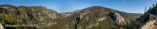 Yosemite Valley. View from scenic point