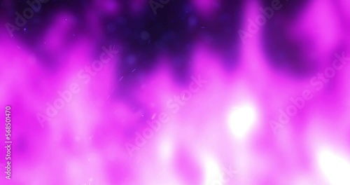 Beautiful Fire Purple Flame 4K