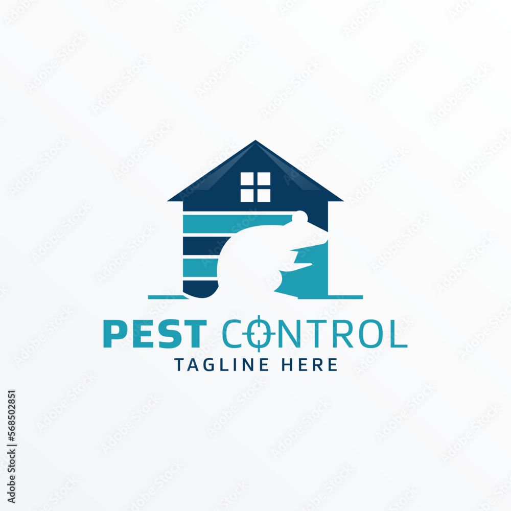 Fototapeta premium Pest control logo vector illustration