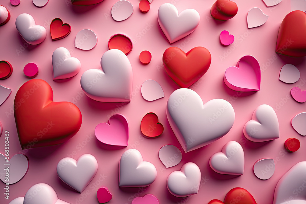 valentine's day, heart, roses, love, red, pink, white, background, sweet, cute, affectionate, romantic, blissful, joy, happy, kiss, valentine, lover, chocolate, candy, flower, gift, hearts, day, 