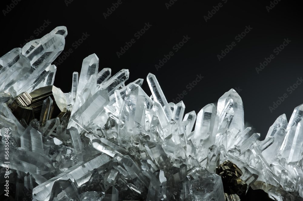 Foto quartz geode macro detail texture background