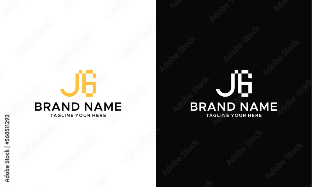 letter JG Logo Design Vector Template. Initial Linked Letter Design JG Vector Illustration on a black and white background. letter JG Logo Design Vector Template. Initial Linked Letter Design JG Vector Illustration on a black and white background.
