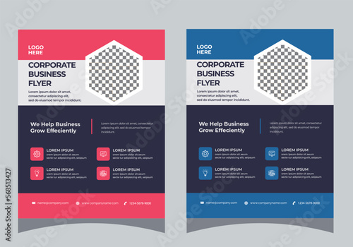 New Corporate Flyer Design Template A4