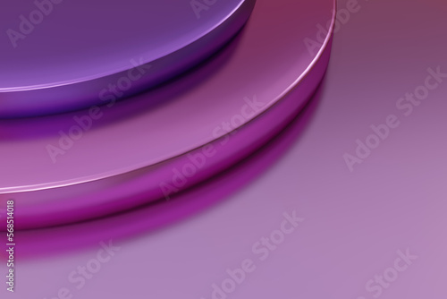 Purple color three-dimensional abstract background. 3d rendering. 3d illustration