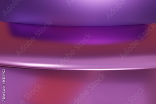Purple color three-dimensional abstract background. 3d rendering. 3d illustration