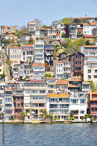 Bosphorus strait building architecture